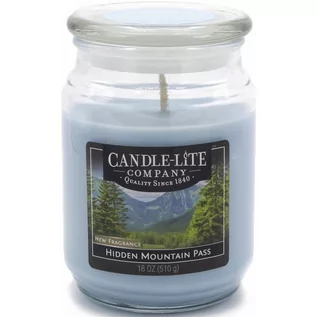 Świece - CANDLE-LITE Candle-Lite  świeca zapachowa w szkle, Hidden Mountain Pass 510 G, niebieski, 10 x 10 x 14.5 cm 4171361 - grafika 1