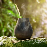 Dzbanki i imbryki - EKSKLUZYWNE MATERO - WULKANICZNA CZERŃ - miniaturka - grafika 1