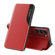 Etui i futerały do telefonów - Hurtel Eco Leather View Case etui do Samsung Galaxy S23+ z klapką podstawka czerwone - miniaturka - grafika 1