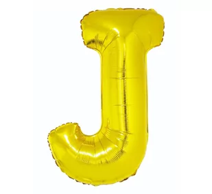 Go Balon foliowy litera J 85 cm FG-L85ZJ - Balony i akcesoria - miniaturka - grafika 1