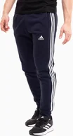 Spodnie sportowe męskie - Adidas Spodnie męskie adidas Essentials French Terry Tapered Cuff 3-Stripes granatowe IC9406 S - miniaturka - grafika 1