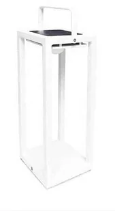 Lampa solarna Mr. Solar Jack biała 21x20x53 cm - Lampy ogrodowe - miniaturka - grafika 1