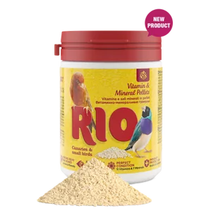 RIO Granulki witaminowe dla kanarków 120g [23070] - Przysmaki dla ptaków - miniaturka - grafika 1