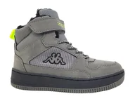Buty dla dziewczynek - Buty dziecięce Kappa 260991K1611 SHAB FUR Szare - miniaturka - grafika 1