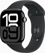 Smartwatch - Apple Watch 10 GPS + Cellular 46mm z aluminium onyksu pasek sportowy M/L Czarny - miniaturka - grafika 1