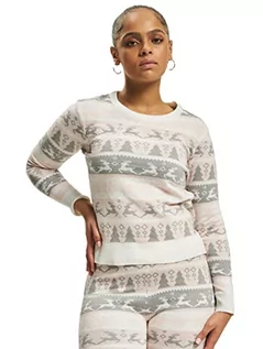 Swetry damskie - ONLY Damski sweter Onlxmas Comfy Deer L/S KNT, Crystal Pink/Pattern:w. Light Grey Melange/Cloud Dancer, XS - grafika 1