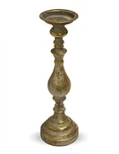 Świeczniki - MAX-LAND ŚWIECZNIK METALOWY ZŁOTY DUŻY 42cm 108889 - miniaturka - grafika 1