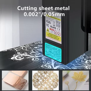 LONGER RAY5 20W Laser Engraver, 0.08*0.1mm Laser Spot, Color Touchscreen, 32-Bit Chipset, APP Connection, 375*375mm - Grawerowanie i akcesoria - miniaturka - grafika 6