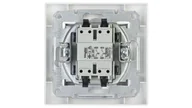 Wyłączniki światła i elektryczne - Schneider Asfora przycisk podtynkowy podwójny biały EPH1100121 - miniaturka - grafika 1