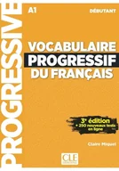 Książki do nauki języka francuskiego - Vocabulaire progressif du franais dbutant A1 nagrania audio online - Claire Miquel - książka - miniaturka - grafika 1