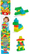 Klocki - FISHER PRICE DUŻE KLOCKI MEGA BLOKS PIERWSZE KLOCKI DUŻY ZESTAW GFG21 - miniaturka - grafika 1