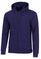 Bluzy męskie - 4F MÄSKA BLUZA Z KAPTUREM BAWEĹNA ROZPINANA / rozm XXL - miniaturka - grafika 1