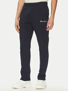 Champion Spodnie dresowe 220305 Granatowy Standard Fit - Spodnie sportowe męskie - miniaturka - grafika 1