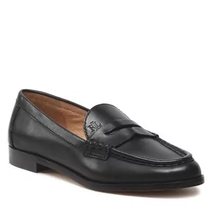 Lordsy Lauren Ralph Lauren - Wynnie 802875318001 Black - Mokasyny damskie - miniaturka - grafika 1