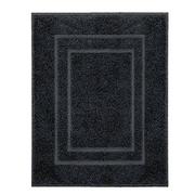 Dywaniki łazienkowe - Kleine Wolke Dywanik łazienkowy Plaza, 60x80 cm, czarny Spits Wallcoverings - miniaturka - grafika 1
