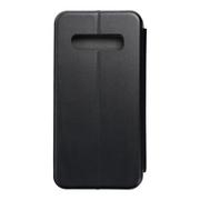 Etui i futerały do telefonów - Forcell Kabura Book Elegance do Samsung S10 czarny - miniaturka - grafika 1
