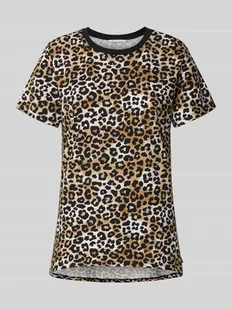 T-shirt o kroju regular fit z czystej bawełny - Koszulki i topy damskie - miniaturka - grafika 1