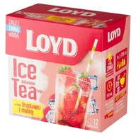 Herbata - Loyd Herbata na zimno Ice Tea truskawki maliny 48 torebek piramidki L03062050 - miniaturka - grafika 1