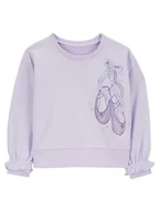 Bluzy i sweterki niemowlęce - carter's Bluza w kolorze fioletowym - miniaturka - grafika 1
