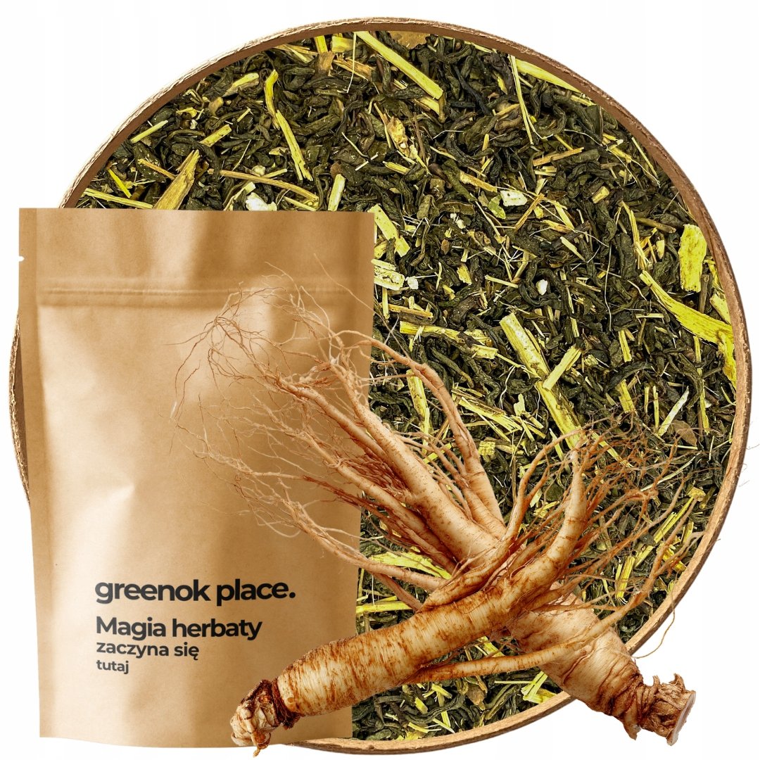Herbata zielona Żeń Szeń Naturalna 1000g
