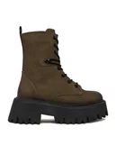 Botki damskie - G-Star Raw Trzewiki CEO-WI34-MANYA-03 Khaki - miniaturka - grafika 1