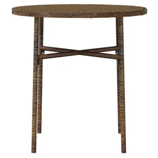 3-częściowy zestaw mebli ogrodowych, rattan PE, brązowy - Meble ogrodowe - miniaturka - grafika 7