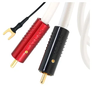 Atlas Element Achromatic (TT) Turntable - kabel 2xRCA Phono do gramofonu z żyłą uziemiającą 1.5m 1,5m ✦ SALON ✦ ZAPYTAJ O RABAT ✦ RATY 30x0% - Kable - miniaturka - grafika 1