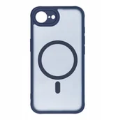 Etui i futerały do telefonów - Futerał FULL MATTE MAG COVER kompatybilny z MagSafe do IPHONE SE 4 2025 niebieski - miniaturka - grafika 1
