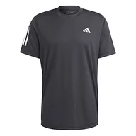 Koszulki męskie - adidas Męski T-shirt (Short Sleeve) Club 3Str Tee, Black, HS3262, M - miniaturka - grafika 1