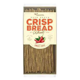 Danvita Płaskie chlebki pszenne ze słodkim chili Danvita, - Pieczywo chrupkie Danvita Płaskie chlebki pszenne ze słodkim chili Danvita, - Pieczywo chrupkie - miniaturka - grafika 1