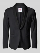 Garnitury - Marynarka o kroju regular fit z szalowym kołnierzem model ‘Pharrel’ - miniaturka - grafika 1