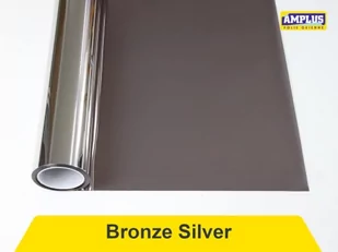 Brązowa Folia okienna przeciwsłoneczna wewnętrzna Silver - Akcesoria do okien - miniaturka - grafika 1