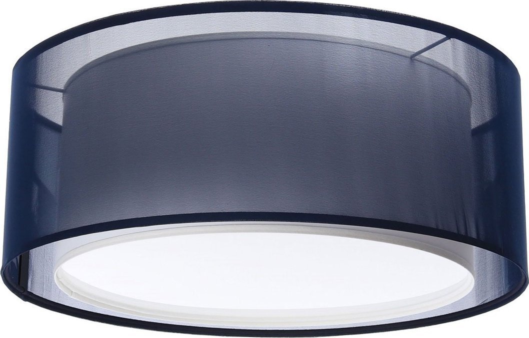 Lampa sufitowa Lumes Granatowy nowoczesny plafon nad stół - S437-Estera