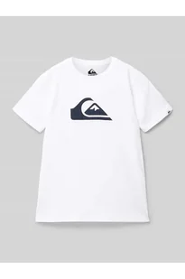 T-shirt z nadrukiem z logo - Quiksilver - Koszulki i topy damskie - miniaturka - grafika 1