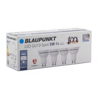Żarówki LED - Zestaw 4 żarówek LED GU10 5W barwa naturalna GU10-5W-NW - Blaupunkt - miniaturka - grafika 1