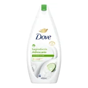 Kosmetyki do kąpieli - Dove Odświeżający żel pod prysznic z wyciągiem z ogórka - miniaturka - grafika 1