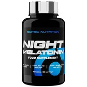Witaminy i minerały dla sportowców - SCITEC Night Melatonin 90tabs - miniaturka - grafika 1