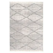 Dywany - Dywan La Casa 80 x 150 cm caro białe frędzle - miniaturka - grafika 1