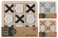 Gry planszowe - Gra Kółko i Krzyżyk drewniane Wood mix Mega Creative 552133 - gra - miniaturka - grafika 1