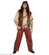 Stroje karnawałowe - Strój dla dorosłych, Pirat, brązowy, rozmiar XL - miniaturka - grafika 1