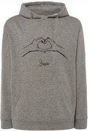 Bluzy męskie - Walentynki Bluza nadruk Love Miłość r.XXL - miniaturka - grafika 1