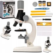 Mikroskopy i lupy - BK MIKROSKOP DLA DZIECI CYFROWY LED 1200x DUŻY ZESTAW NAUKOWY EDUKACYJNY - miniaturka - grafika 1