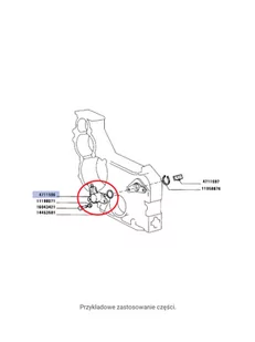 NEW HOLLAND CASE Napęd licznika motogodzin CNH 4711596 4711596 - Części i akcesoria do maszyn rolniczych - miniaturka - grafika 1