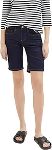 TOM TAILOR Damskie 1035746 bermudy dżinsowe szorty, 10138-Rinsed Blue Denim, 25, 10138 – Rinsed Blue Denim - Spodenki damskie - miniaturka - grafika 1