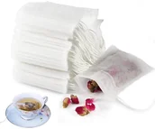 Folia, papier śniadaniowy, serwetki - Woreczki do zaparzania herbaty kawy ziół przypraw 5,5x7cm 100szt. - miniaturka - grafika 1