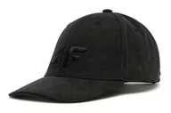 Czapki męskie - Męska czapka z daszkiem czarna 4F MIDSHOP CAD001-20S - miniaturka - grafika 1