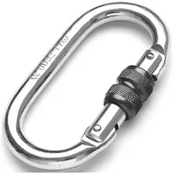 Sprzęt wspinaczkowy - Karabińczyk TIGUAR Oval Srebrny - miniaturka - grafika 1
