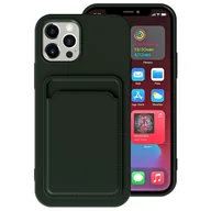 Etui i futerały do telefonów - König Design Etui kompatybilne z Apple iPhone 13 Pro plastikowe miękkie etui na telefon - Etui na telefon ciemnozielone - miniaturka - grafika 1