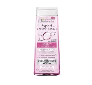 Bielenda EXPERT CZYSTEJ SKÓRY KOJĄCY PŁYN MICELARNY 3W1 400 ML - Płyny micelarne - miniaturka - grafika 1