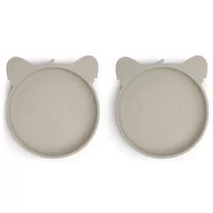 Miseczki i talerzyki dla dzieci - 2 Talerzyki Silikonowe Koala Cobblestone Nuuroo - miniaturka - grafika 1